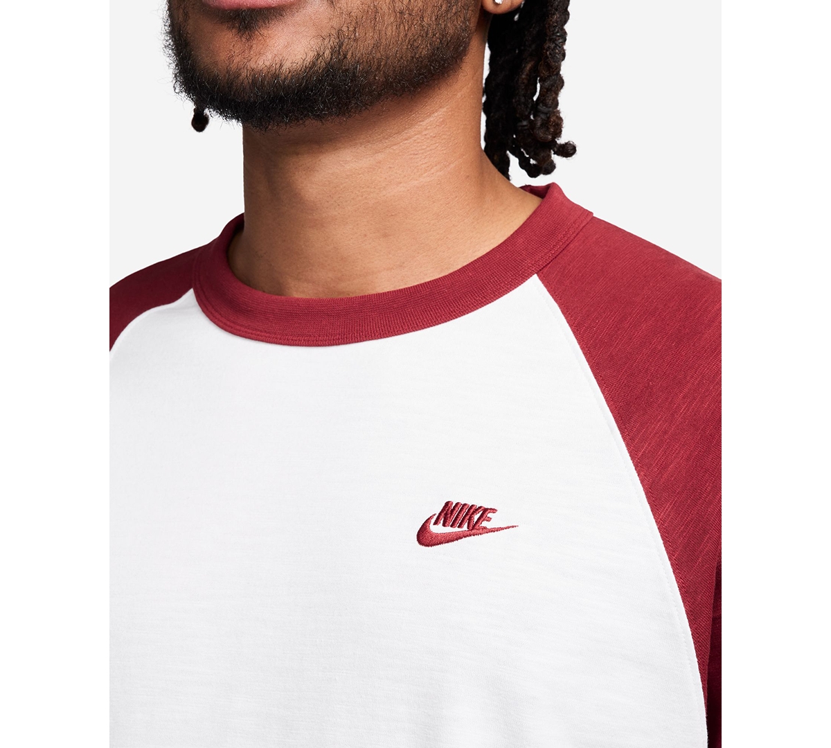 Nike Men's Crewneck Raglan Sleeves Top