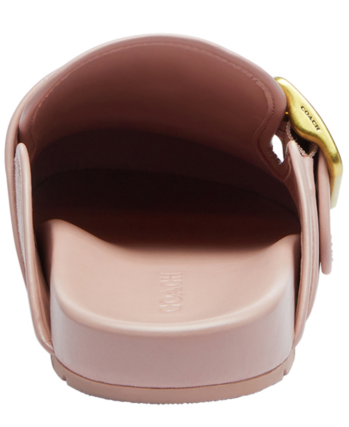 Coach Women's Archival Buckle Applique Detail Clogs