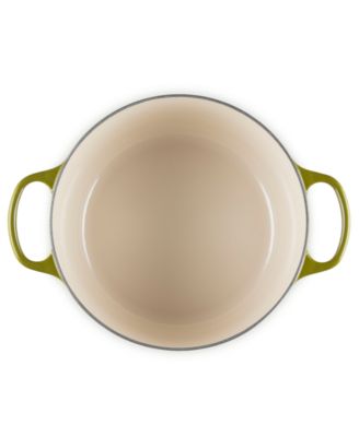 Signature Enameled Cast Iron 6.5-Quart Deep Round Dutch Oven