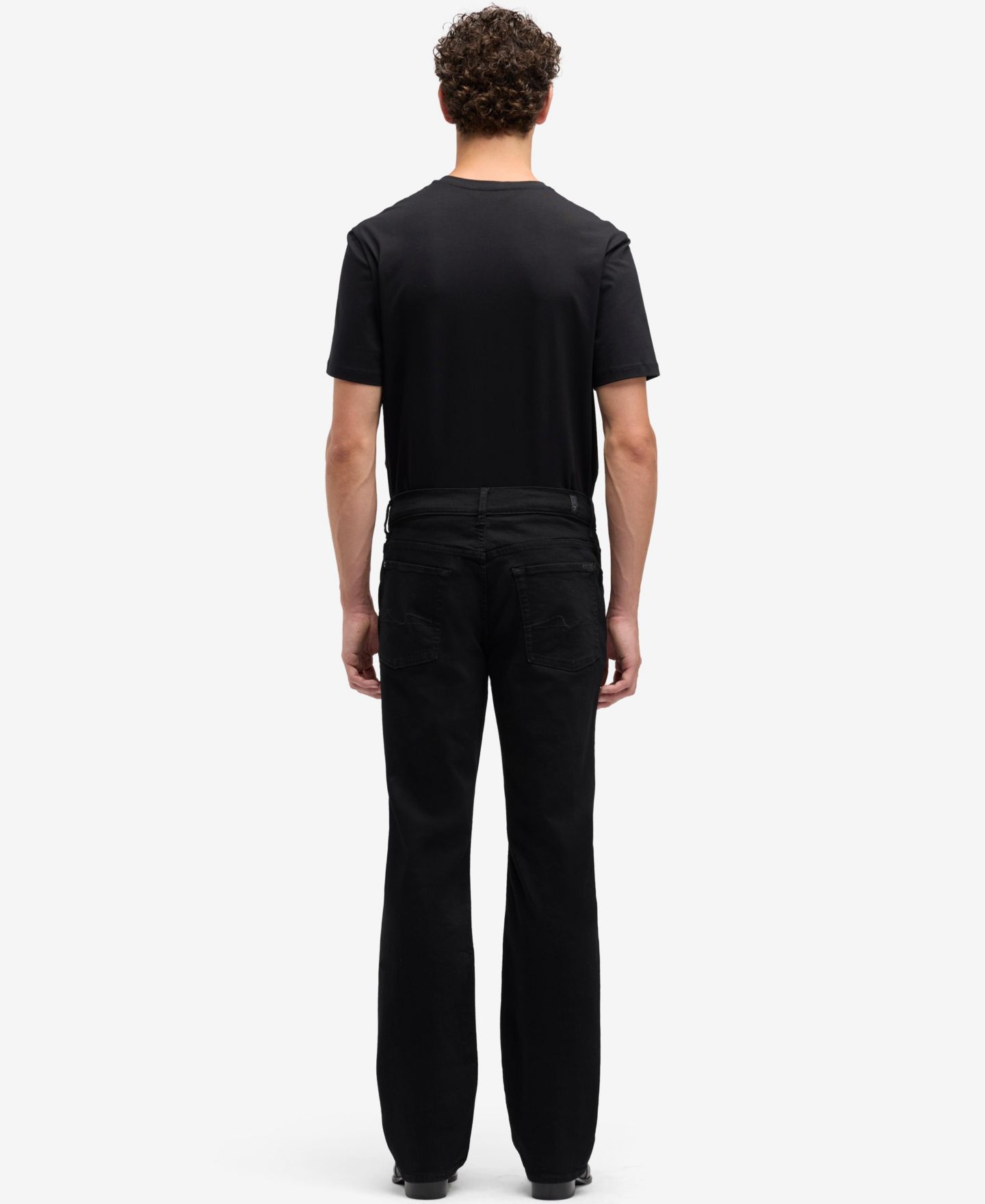 Мужские джинсы 7 For All Mankind Austyn Regular-Fit, цвет: Чёрный — фото 4