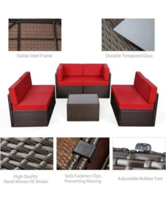 7 Piece Outdoor Patio Furniture Set