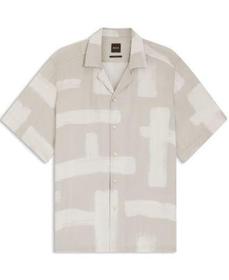 Men's Regular-Fit Maxi Print Short-Sleeve Shirt