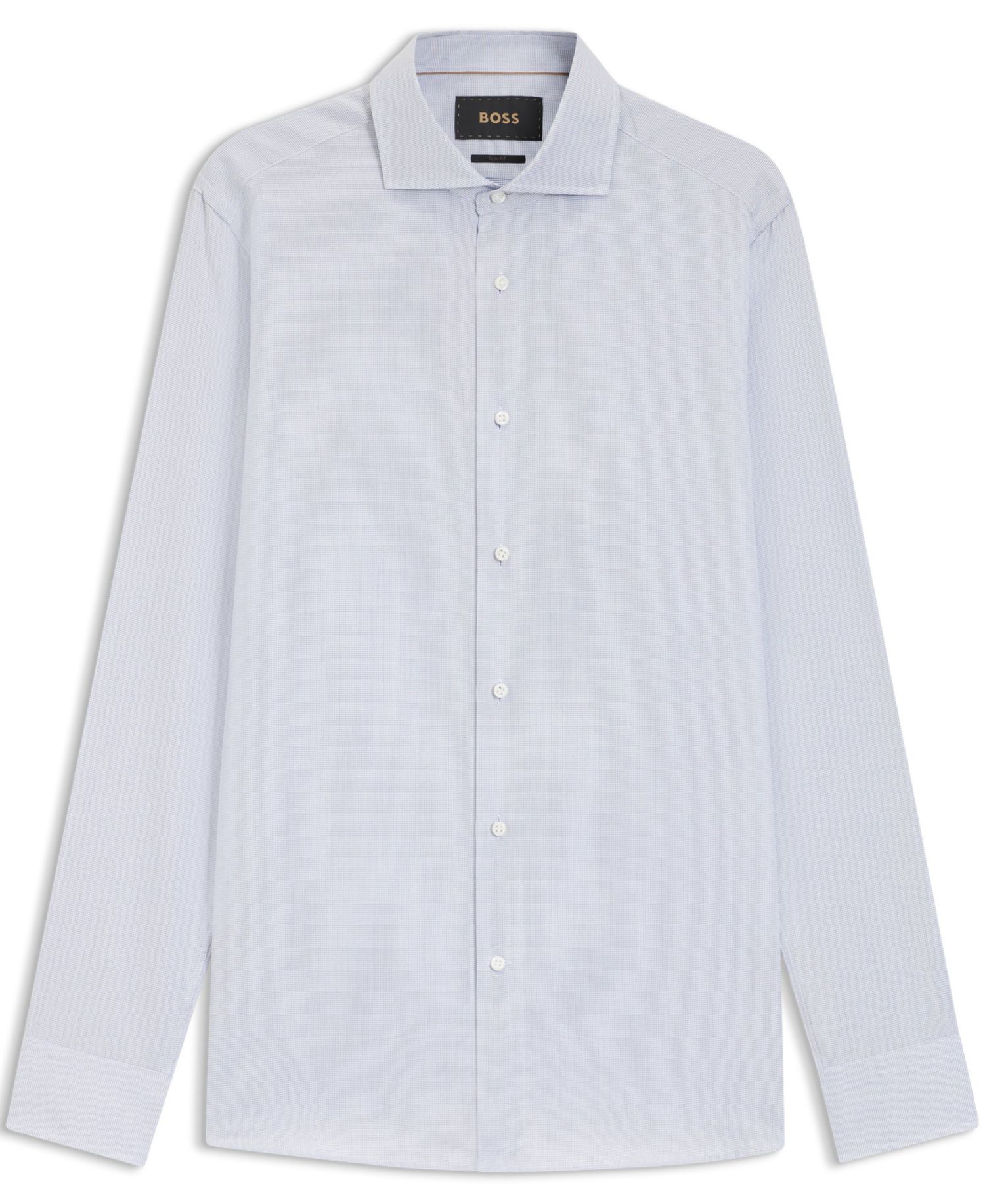 Men's Italian-Made Cotton Slim-Fit Dress Shirt