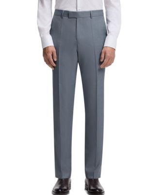 Men's Wool Silk Two-Piece Slim-Fit Suit