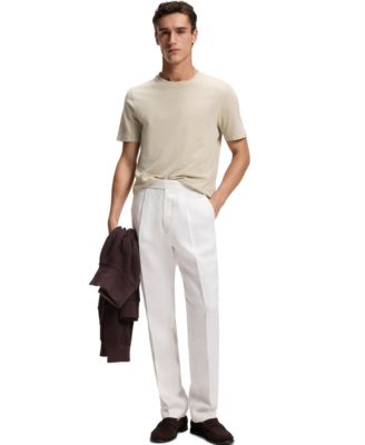 Men's Cotton-Blend Bubble-Jacquard T-Shirt