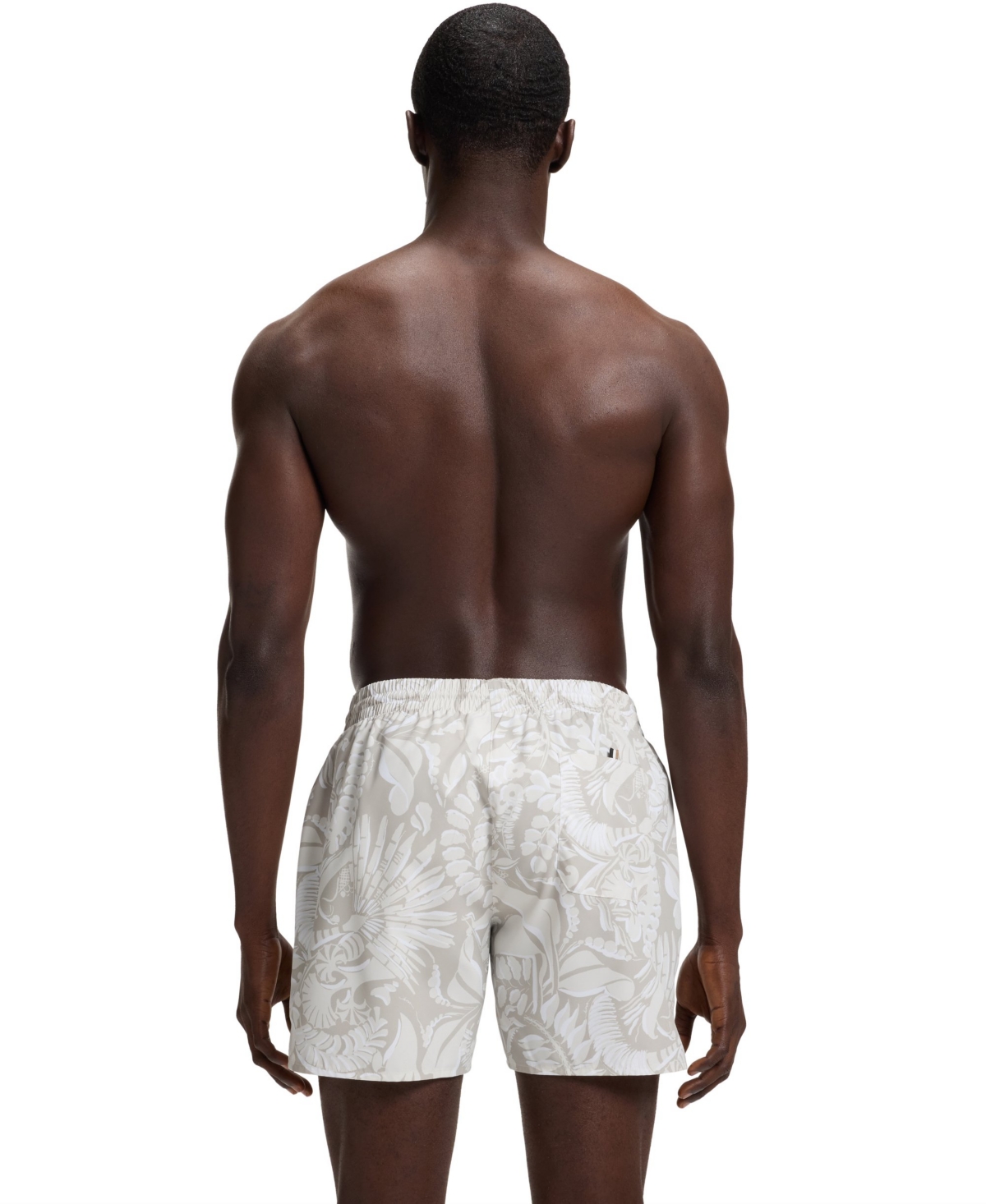Boss by Hugo Men's Printed Quick-Drying Swim Shorts