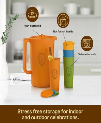 Retro Classic 5-Pc. Heritage Pitcher and Tumbler Set