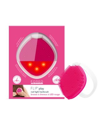 Flip Play Red LED Light Hairbrush