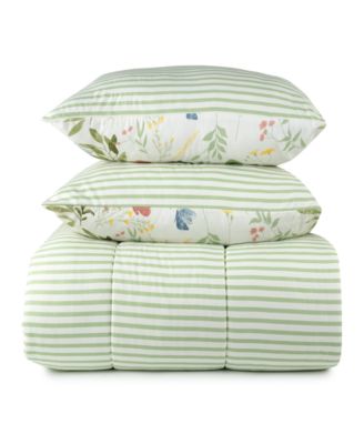 Wispy Floral 3-Pc. Comforter Sets