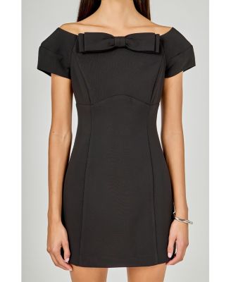 Women's Bow Mini Dress