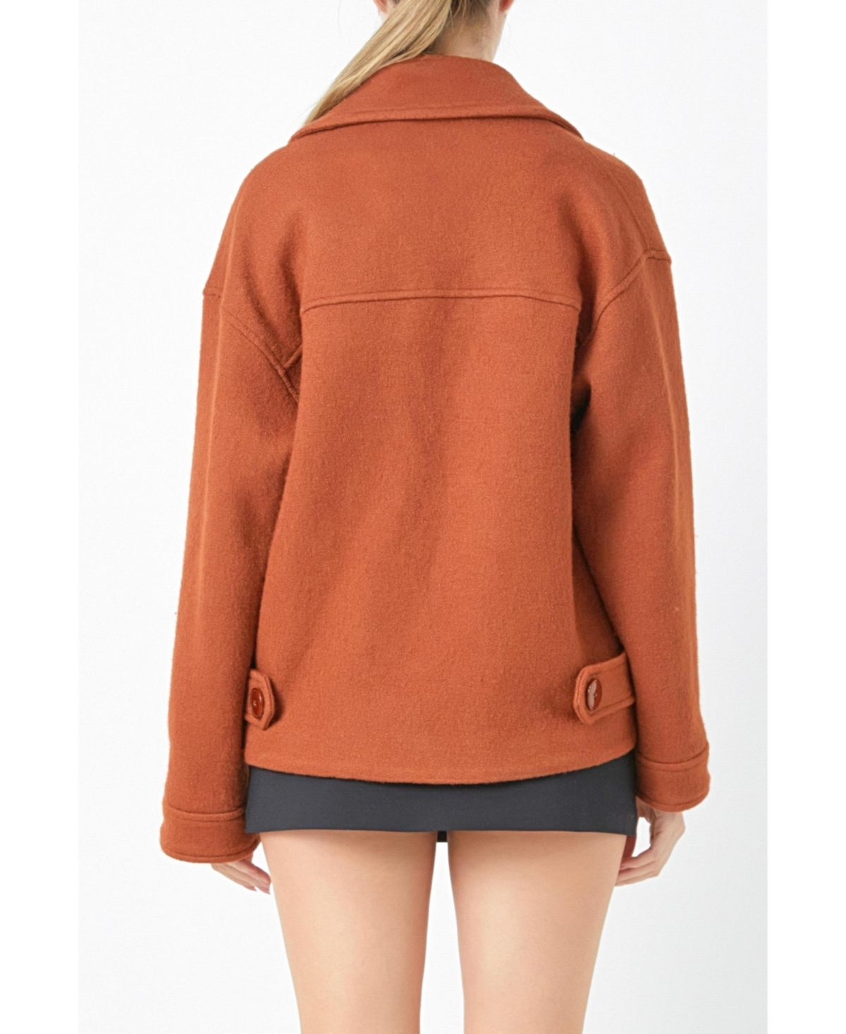 endless rose Women's Oversized Short Coat