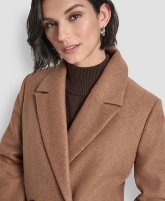 Women's Double-Breasted Notch Collar Coat