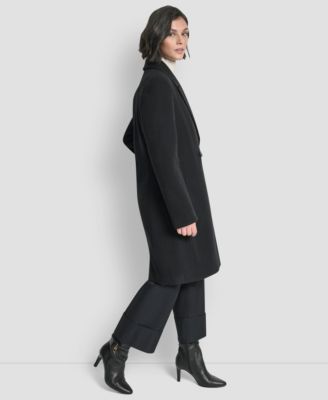 Women's Double-Breasted Notch Collar Coat