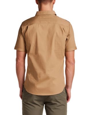 Men's Short-Sleeve Poplin Utility Shirt