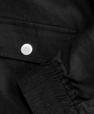 Women's Linen-Blend Bomber Jacket