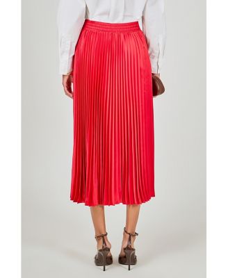 Women's Sunburst Pleated Skirt