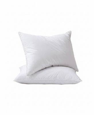 Medium Firm Goose Feather and Down 2-Pack Pillows, Queen