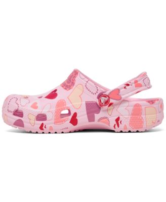 Little Girls Hearts Classic Clogs from Finish Line