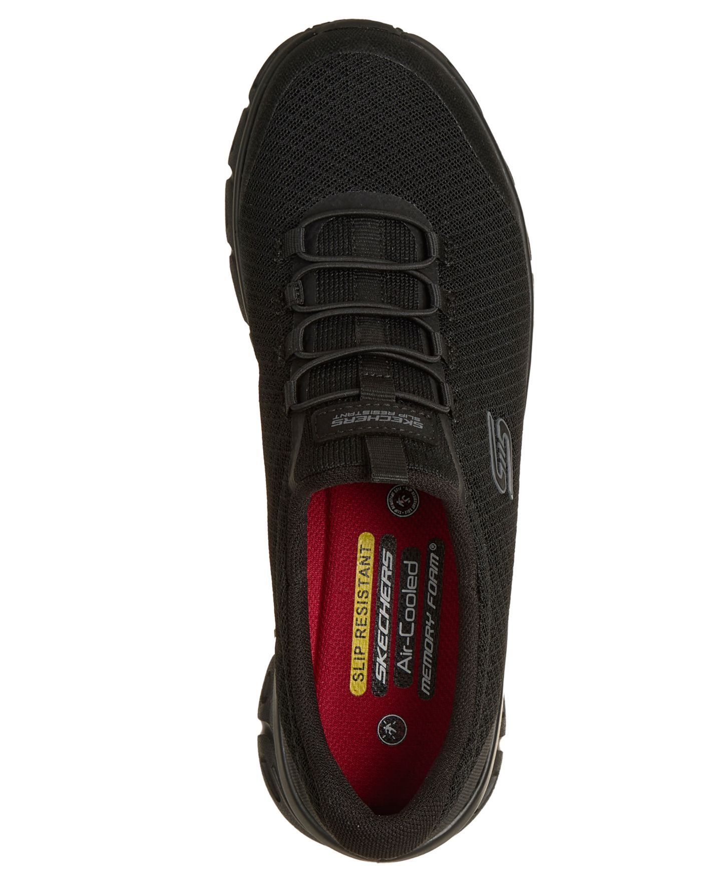 Женские кроссовки Skechers Work Slip-Resistant: Glide-Step Casual, цвет: Чёрный — фото 5