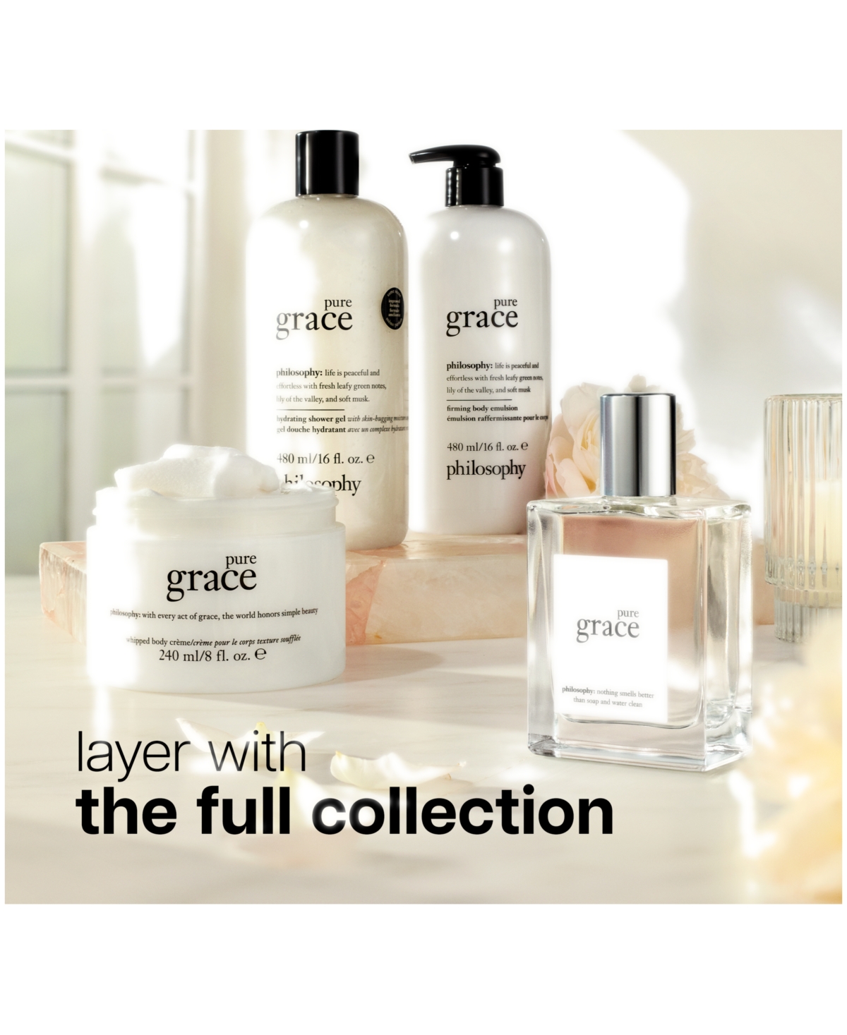 philosophy Pure Grace spray fragrance eau de toilette, 4-oz.