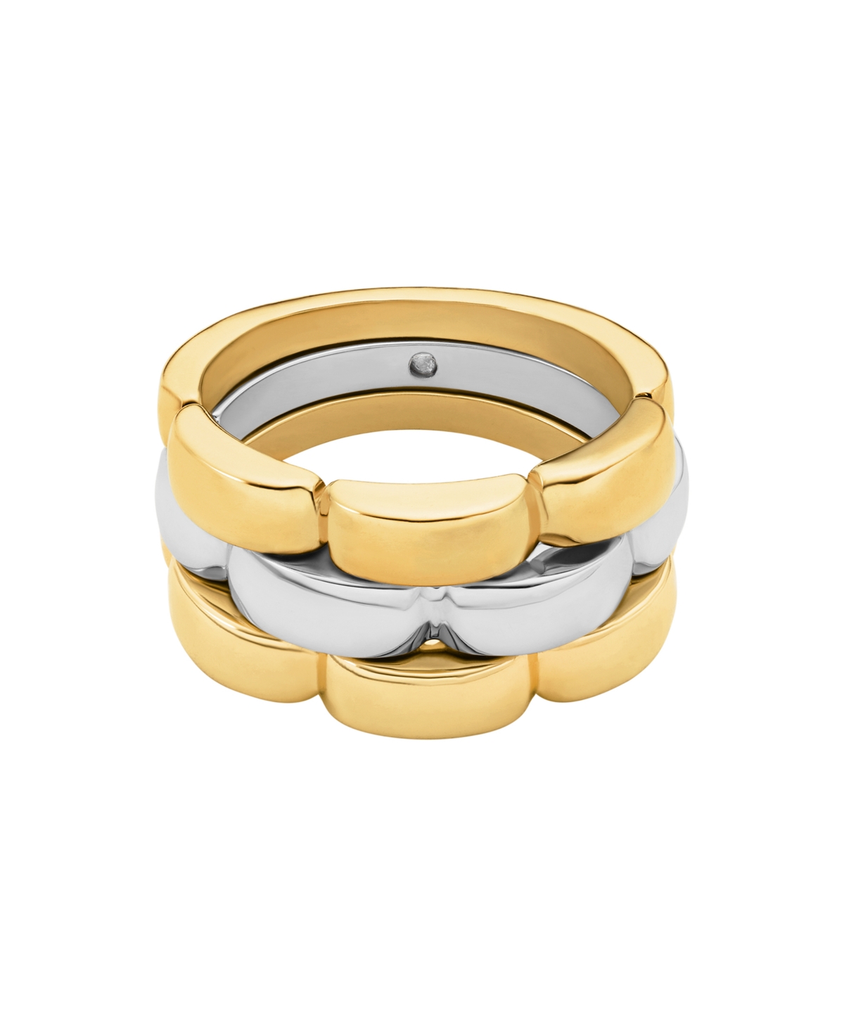Michael Kors Two-Tone Link Ring