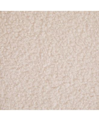 Modern Accent Rocking Chair with Solid Wood Legs & Side Pocket