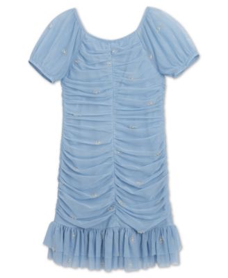 Girls' 7-16 Square Neck Knee-Length Dress