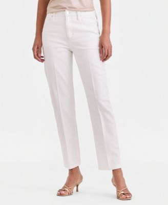 Women's High-Rise Straight Ankle Jeans