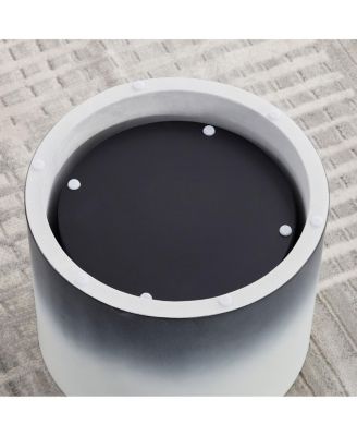  MDF Veneer Nesting Table Set of 2 (Ash/Oak/Walnut) - WH+BK