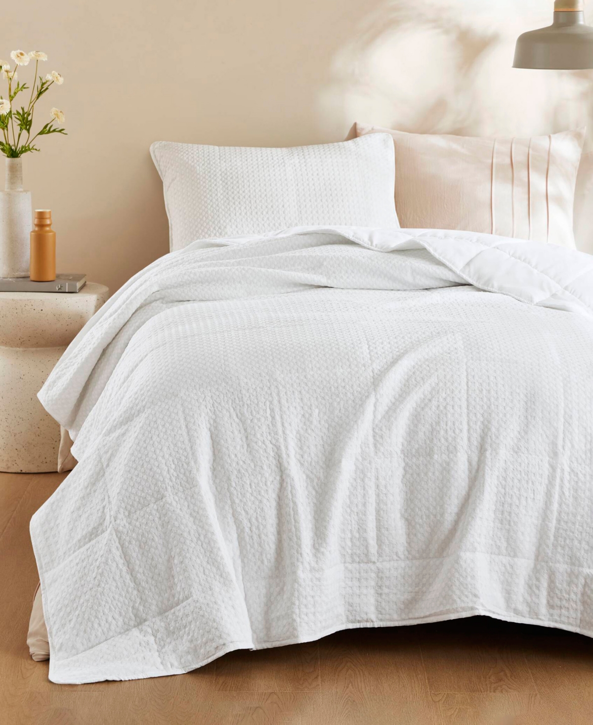 510 Design Mina Waffle Weave Textured 2-Pc. Quilt Set, Twin/Twin Xl