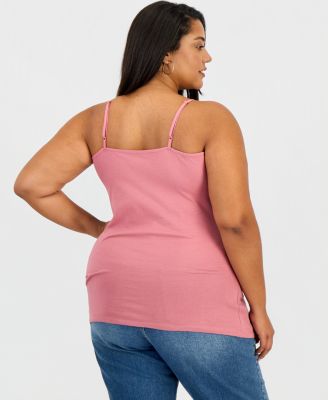 Trendy Plus Size Scoop-Neck Sleeveless Top