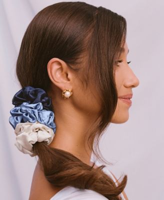 3-Pc. Skye Pure Silk Large Scrunchies