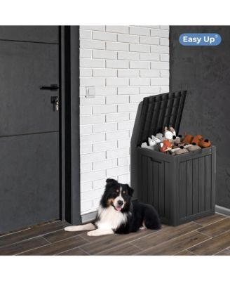 28 Gallon Waterproof Outdoor Resin Storage Patio Boxes