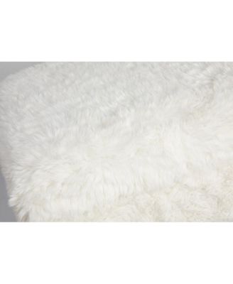 Huggy Luxury Plush Faux Fur Upholstered Storage Bench