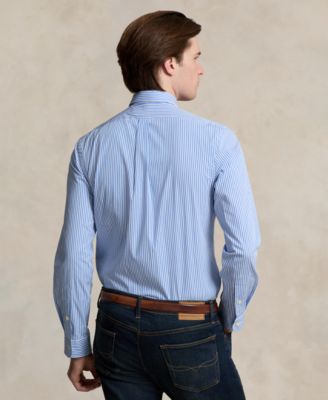 Men's Slim-Fit Striped Stretch Shirt