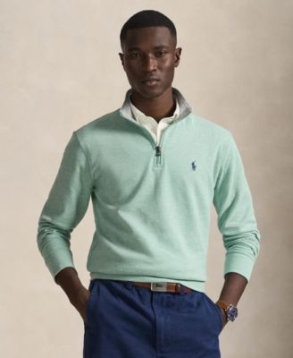 Men's Quarter-Zip Pull-On Sweater