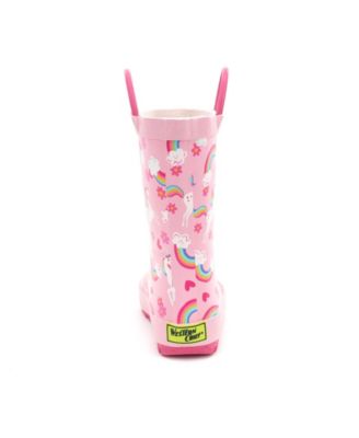 Little Girls Unicorn Fields Rain Boot