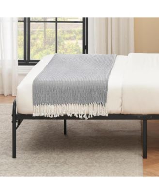 Queen Bed Frame with Headboard and Footboard, All-Metal Support Frame, Under-Bed Storage Available, Box Spring Free