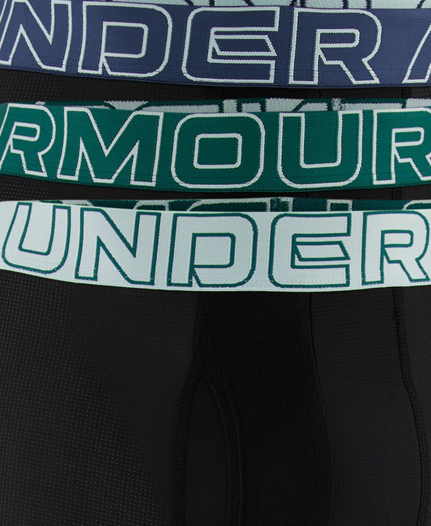 Трусы-боксеры Novelty для мужчин, 3 шт. — Under Armour, цвет: Чёрный — фото 5