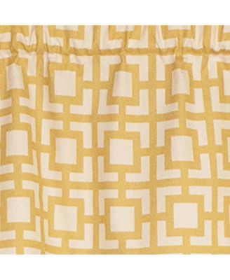 Gigi Tailored Window Treatment Premium Quality Valance Saffron 3" Rod Pocket 50" x 14" 