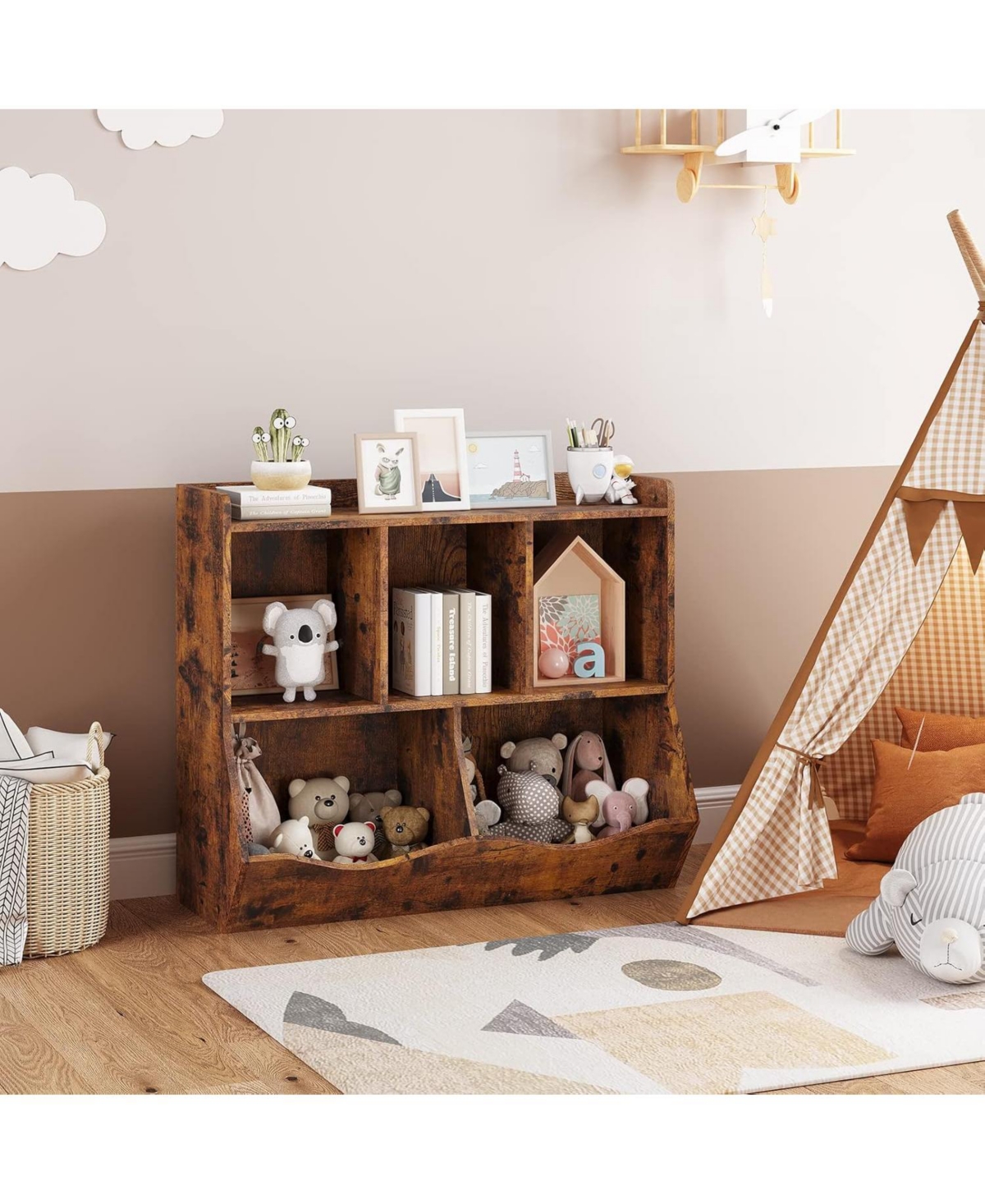 gaomon Kids Bookshelf and Toy Storage Bookcase