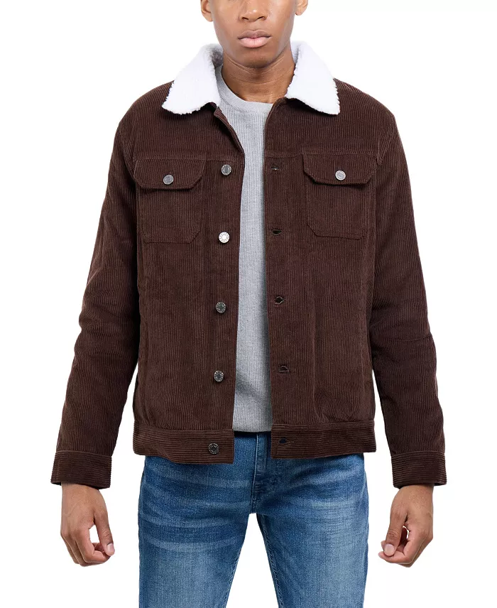 Men's Corduroy Trucker Jacket - thumbnail 8