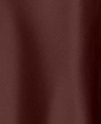 Women's Long Satin Boat Neck Dress