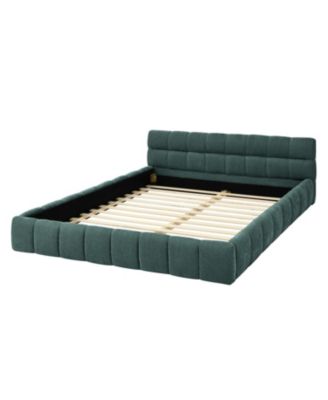 Queen Upholstered Platform Bed Frame