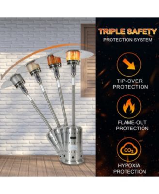 Streamdale Outdoor 48, 000 BTU Propane Patio Heater with Wheels & Cover