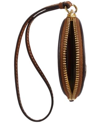 Leather Small Beach Ball Pouch Charm