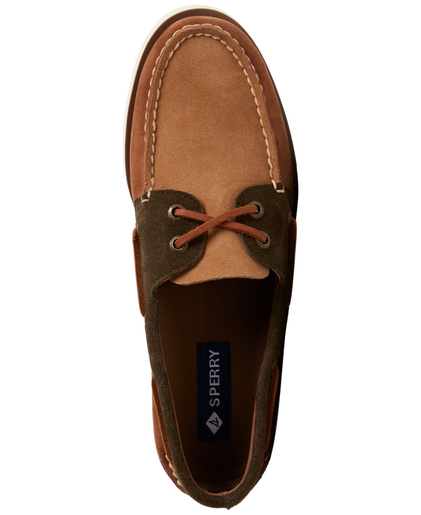 Мужские туфли Sperry Round-Toe Boat, цвет: Коричневый — фото 4