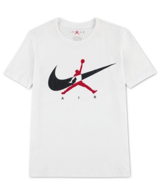 Boys' 8-20 Jumpman Swoosh Logo Crewneck T-Shirt