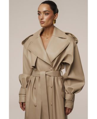 Women's The Icon PU Leather Coat