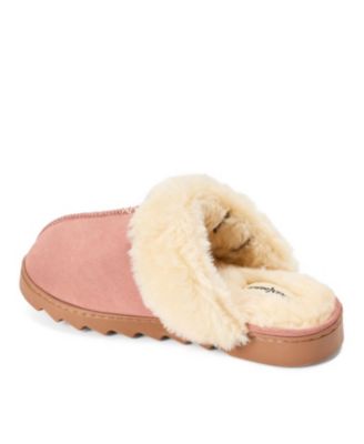 Women's Helena Genuine Suede Scuff House Shoe Slipper